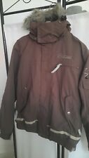 Protest Snowboardjacke, Skijacke, Winterjacke, Braun, abnehmbare Kapuze, 158/164