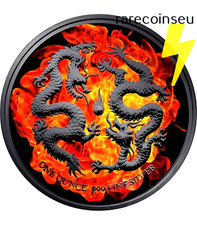 BURNING DOUBLE DRAGON 1 Oz