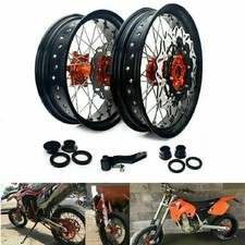 17" Supermoto Felgen Räder Bremsscheiben für KTM 125-540 EXC-F XC-W SX-F XC-F SX