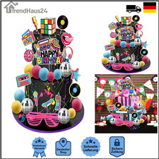 80er Disco Tortendeko | Neon