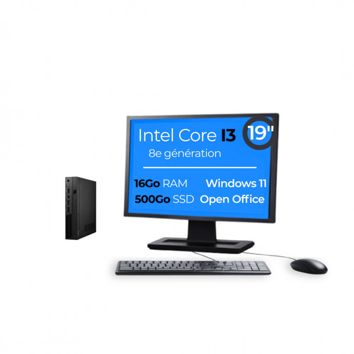 Mini 8100t 16go 500go - mini, i3-8100t