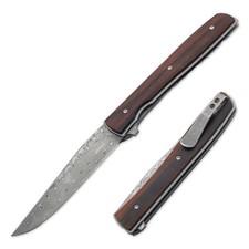 BÖKER PLUS® Urban Trapper Cocobolo Damast Taschenmesser Liner Lock - 01BO176DAM