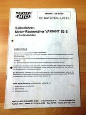 Ventzki MTD  Motorrasenmäher  Variant 53 S  Ersatzteilliste