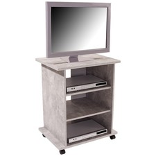 TV-Rack - Beton-Optik - auf