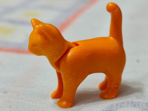Playmobil figur katze - figur, orange
