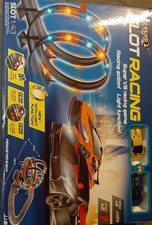 Kinderrennbahn Auto Rennbahn 7m Rennstrecke Komplettset Looping 2auto 2Joystick