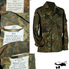 ORIGINAL BUNDESWEHR FELDBLUSE Sondergrößen XXL FLECKTARN NATO MILITARY ANGELN