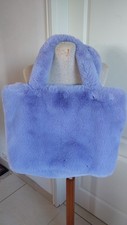 Lila Plüsch pelz Tasche Kunstpelz