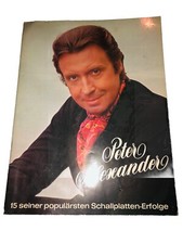 Peter Alexander Noten Heft 15 Seiner Populärsten Schallplatten Hits Notenheft