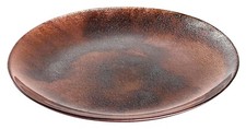Leonardo Poesia Platzteller handgefertigt Glas in rose und braun Ø 32 cm
