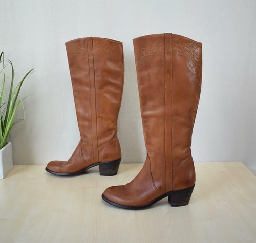 Braune spanische echtleder - *,