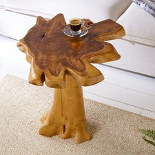 Massivholz Beistelltisch ROOT
