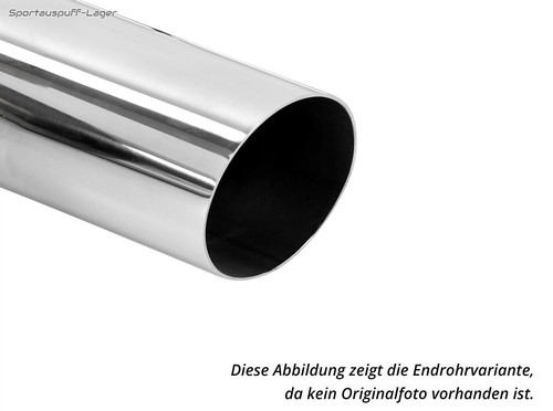 Fox edelstahl auspuffendrohr - fox,