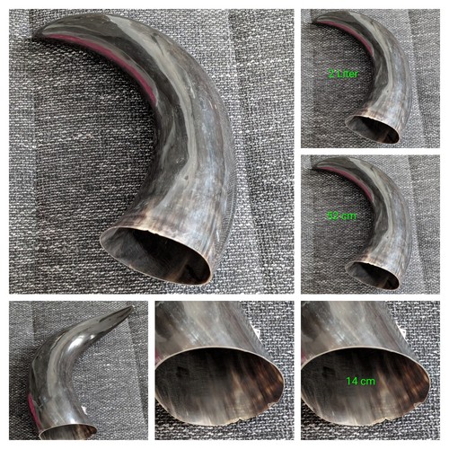 Trinkhorn poliert liter - trinkhorn,