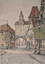 Radierung "RÖDERBOGEN