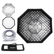 Godox SB-FW 95cm Strip Softbox with Honeycomb Grid mit Bowens Adapter--Gebraucht