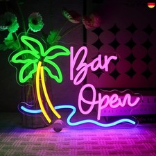 OYCGZV Bar Open Neon Schild