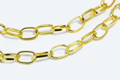 Metallkette 6x8mm - , 1m
