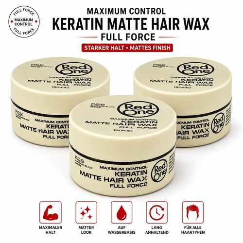 Red one keratin - red, matte