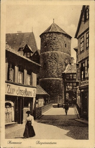 Hannover beguinenturm - ak,