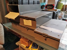 6 System Agfa Reflecta CS Archivkasse für 6x200 Rahmen, 12 Magazine,1200 Dias  1