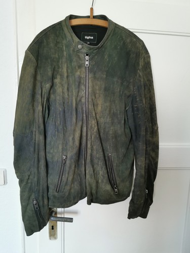 Tigha leder jacke - jacke, herren