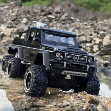 1:28 G63 G65 6x6 Big Tire Pickup l Diecast Geländewagen Modell Auto Metall