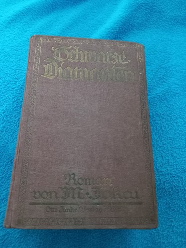 Altes buch schwarze diamanten - buch,