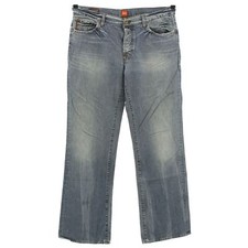 #5320 HUGO BOSS Herren Jeans Hose HB 31 Denim ohne Stretch blue used blau 36/34