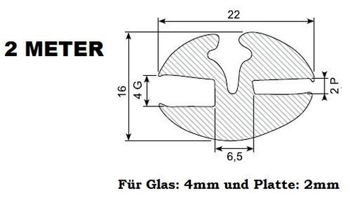 Klemmprofil - , (9,60€/m)