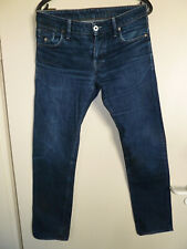 G STAR G-STAR MORRIS LOW STRAIGHT HERREN JEANS HOSE BLAU W: 32 L:36