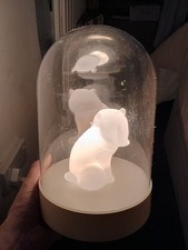 Ikea Eisbär gewölbte Lampe Leuchte funktionsfähig gebraucht 