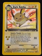 Pokemon Dark Raichu | Team Rocket 83/82 | 1 Edition