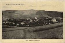 Gruss aus Burkhardtsdorf Erzgebirge Sachsen AK ~1910 Partie aus dem Niederdorf