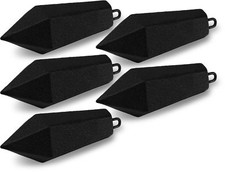 Bleifreie Eisengewichte Norwegen Meeresangeln, rosthemmend beschichtet, mit Öse