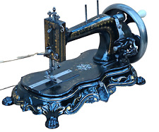 Junker & Ruh Saxonia Style Steppstich Antik Handkurbel Nähmaschine