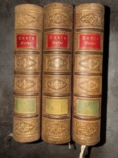 Kant Werke 3 Bände Leder