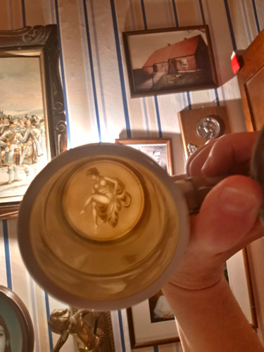 Antiker bierkrug mit - antiker,