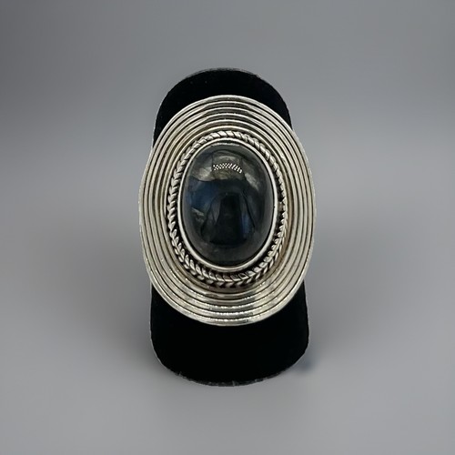 925 silberring labradorit - 925/-, silberring,