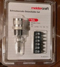 Meistercraft Schraubvorsatz-Distanzhalter-Set 7teilig OVP Blister