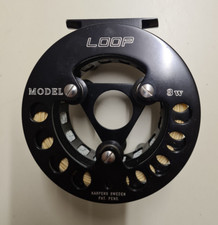 Loop Model 3W Salmon Fly Reel Fliegenfischen Fly Fishing Rare #17 wie neu