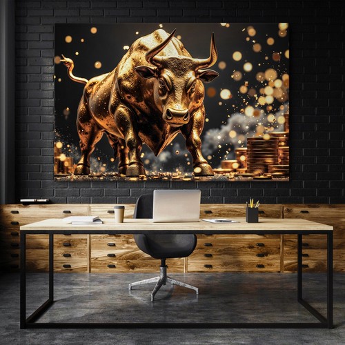 Wandbild forex bear and - wandbild,