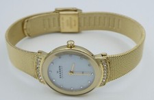 Skagen Denmark Damenuhr mit Strasssteinen Quarz Ref: 812SGG