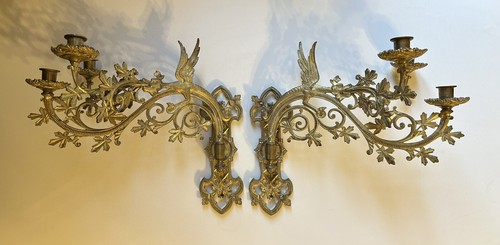Antique wandkerzenhalter - antique,