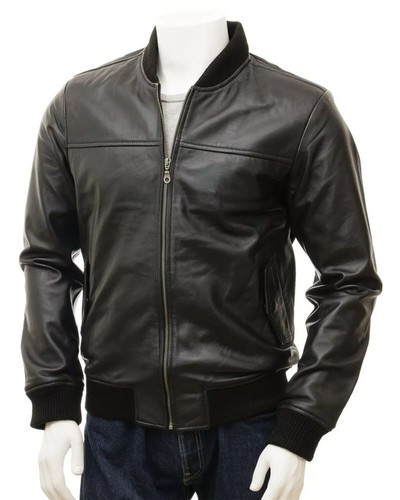 Herren bomber lederjacke - ma-1,