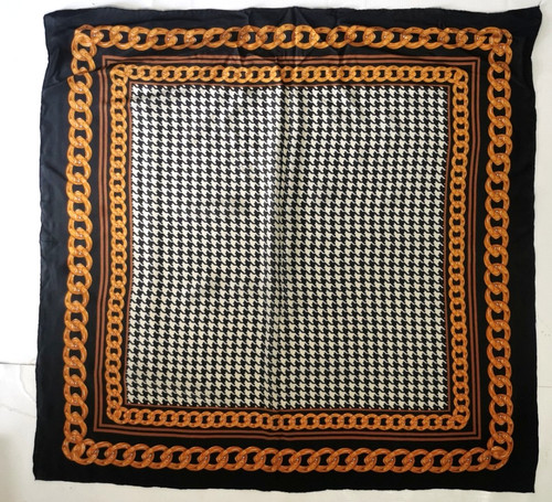 Vintage seidentuch silk scarf - seidentuch.,