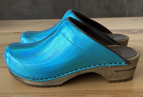 Sanita wood open clogs - wood,