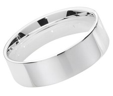 925 sterling silber 6mm flach - sterling,