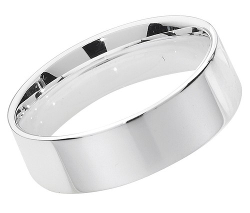 925 sterling silber 6mm flach - 925,