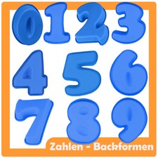 Silikon backform zahl 9 - backform, 0-9